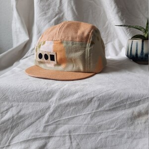 5 panel cap Pistacio Summer Cap Children Adults Cotton image 5