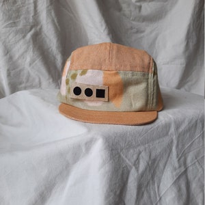 5 panel cap Pistacio Summer Cap Children Adults Cotton image 2