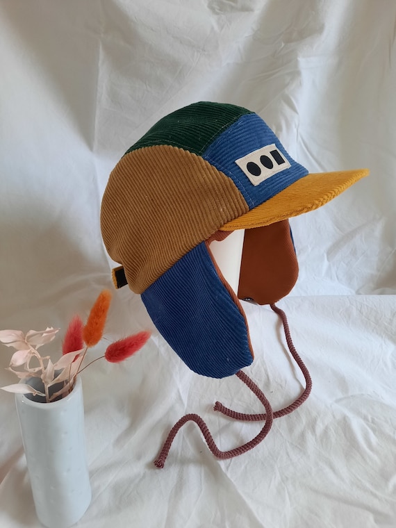 5 panel hat with ear flaps sale