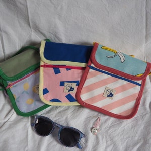 Bolso bandolera para el cuello, bolso de hombro para niños