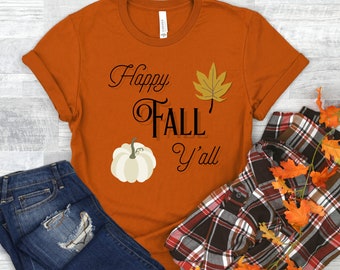 かわいい秋Tシャツ、秋Tシャツ、パンプキンスパイス、感謝祭シャツ、Hello Fall、セーター天気シャツ、秋レディースシャツ、彼女へのギフト