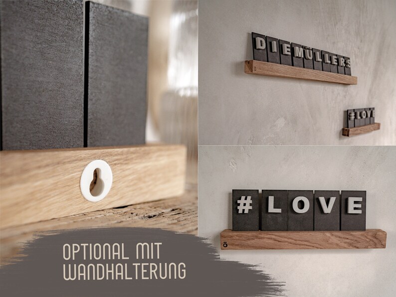LETTER BENCH | Hochzeitsgeschenk Schild Mit Initialen Und Datum ...