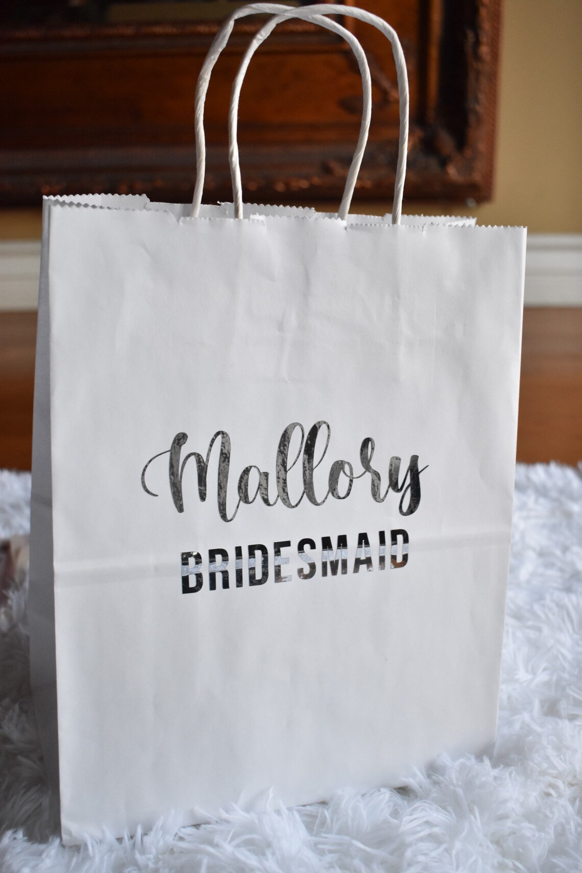 Personalized Gift Bag Custom Gift Bag Bridesmaid Gift Bag Etsy