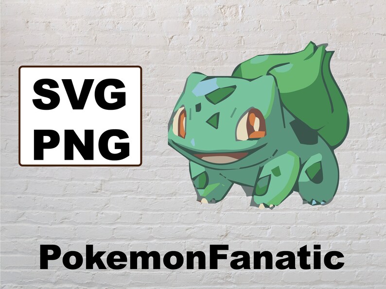 Download Pokemon SVG Pikachu Pokemon Happy Birthday Balbasaur PNG | Etsy