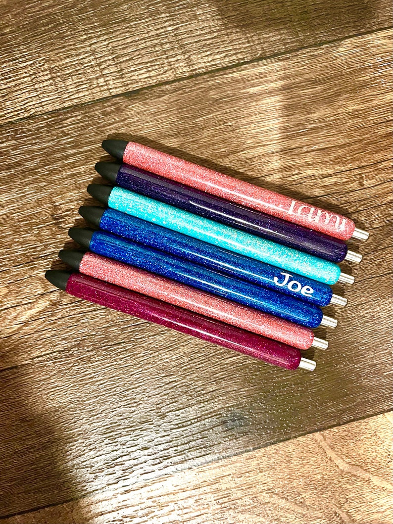 Glitter Pens Ink Joy Gel Glitter Pen Custom Glitter Pen Etsy