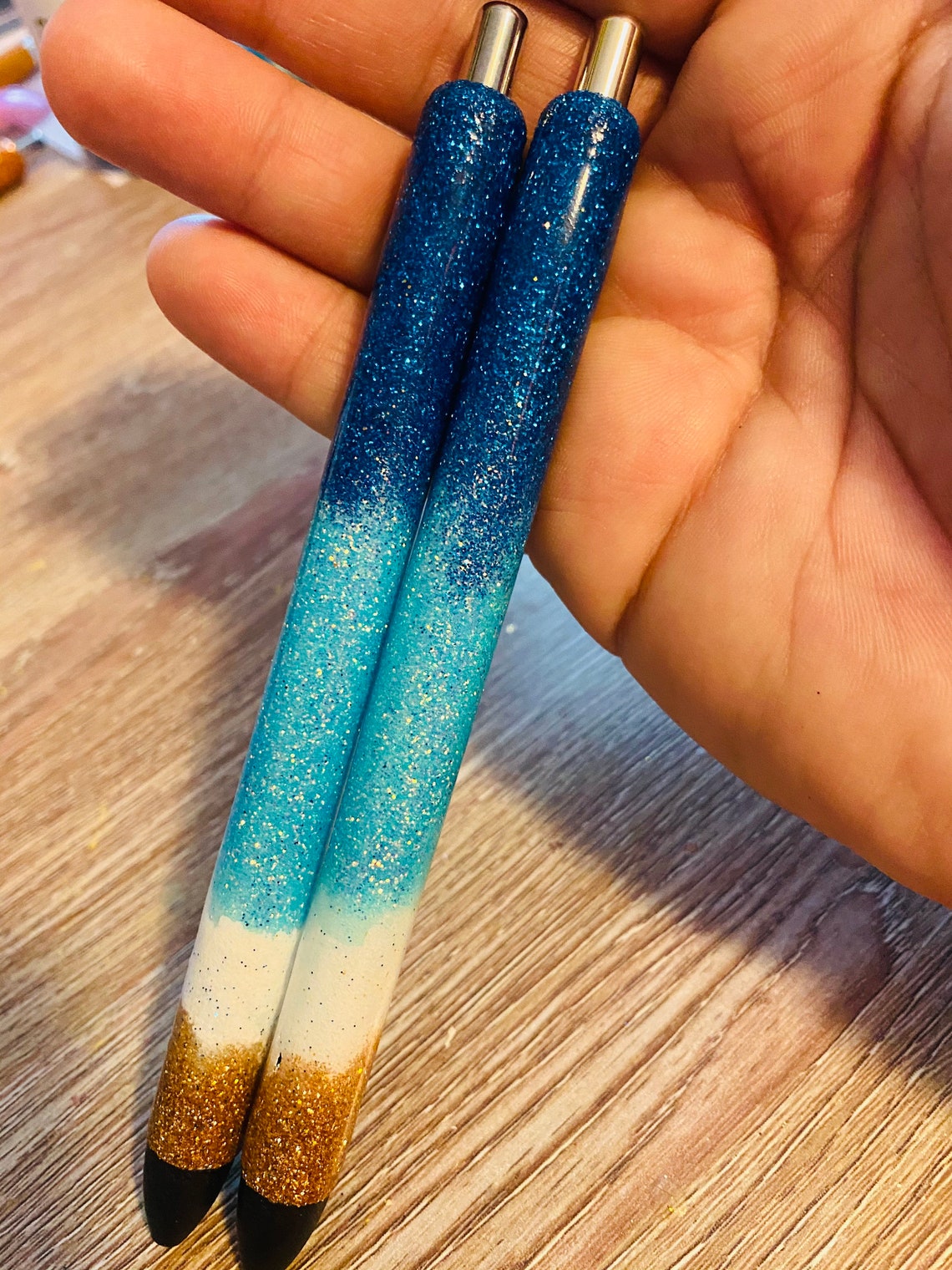 Beach Glitter Pen Ink Joy Glitter Pen Beach Pen Glitter Etsy