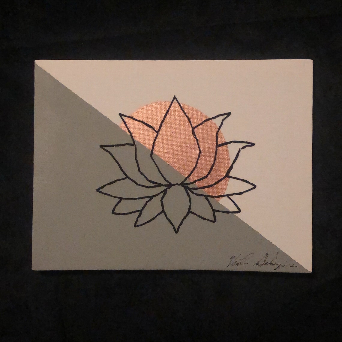 Embroidered Canvas Etsy