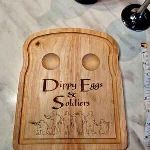 dippy egg and soldiers board
