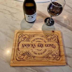 Bamboo cheeseboard, snackboard