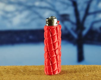 Puffy Jacket Bic Lighter Case - Comfy Warm Style - Fits Standard Bic Lighters
