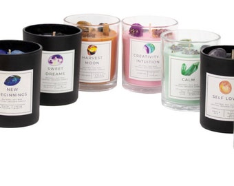 Crystal Infused Candles