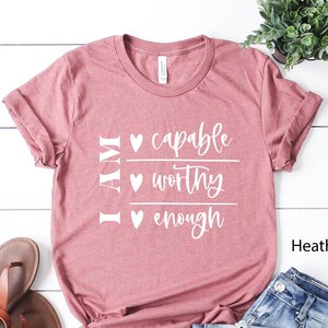 You Are Wichtig Bella+Canvas T-Shirt, Positive Affirmation Tee