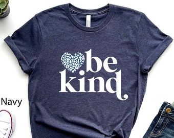 Be Kind Heart T-Shirt, Women's Kindness Matters Shirt
