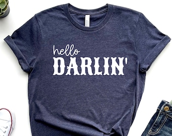 Hello Darlin 'T-Shirt, Südseemädchen-T-Stück