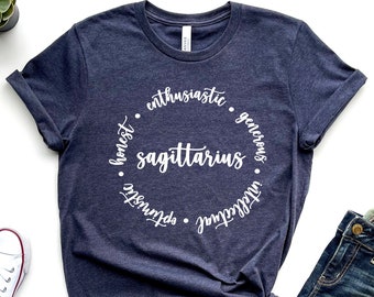 Sagittarius Zodiac T-Shirt, Astrology Birthday Gift