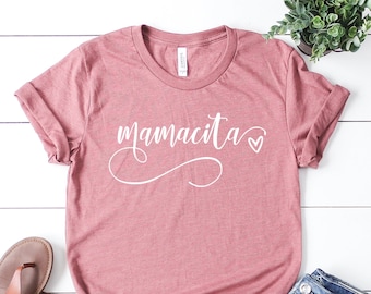 Maglietta Mamacita, maglietta alla moda per mamme, regalo per la festa della mamma