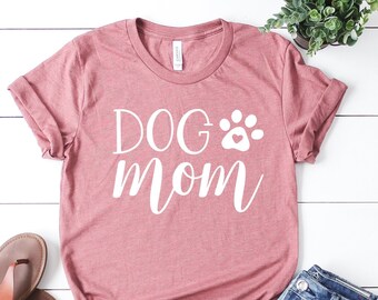 Dog Mom T-Shirt, Fur Mama Tee, Unisex Bella+Canvas Shirt
