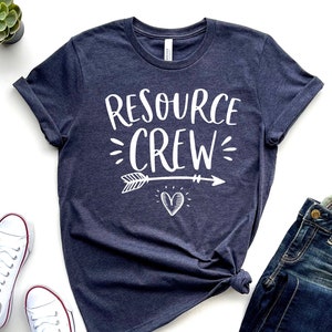 Resource Teacher Shirt, Resource Crew Squad, School Teacher, Teaching Shirt, Teacher Team, Special Education Shirts, Back to School Shirts