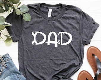 Dad Tool Shirt, Papa Shirt für Papa zum Vatertag, Papa Shirt für Vatertag, Papa To Be Ankündigung Shirt, Papa Shirt mit Werkzeug T-Shirt