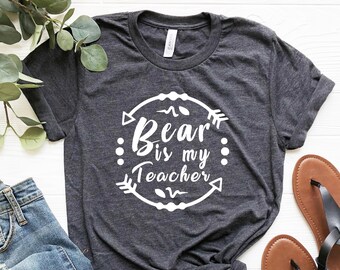 T-shirt Bear Is My Teacher, Teacher Appreciation-cadeau