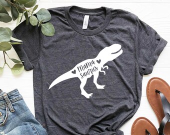 Camiseta de Mamá Saurio, Camiseta de Mamá Trex, Regalo Divertido para Mamá