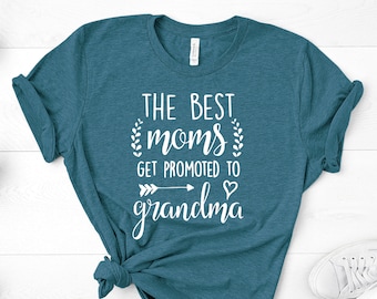 Promoted to Grandma T-Shirt, New Grandma Gift