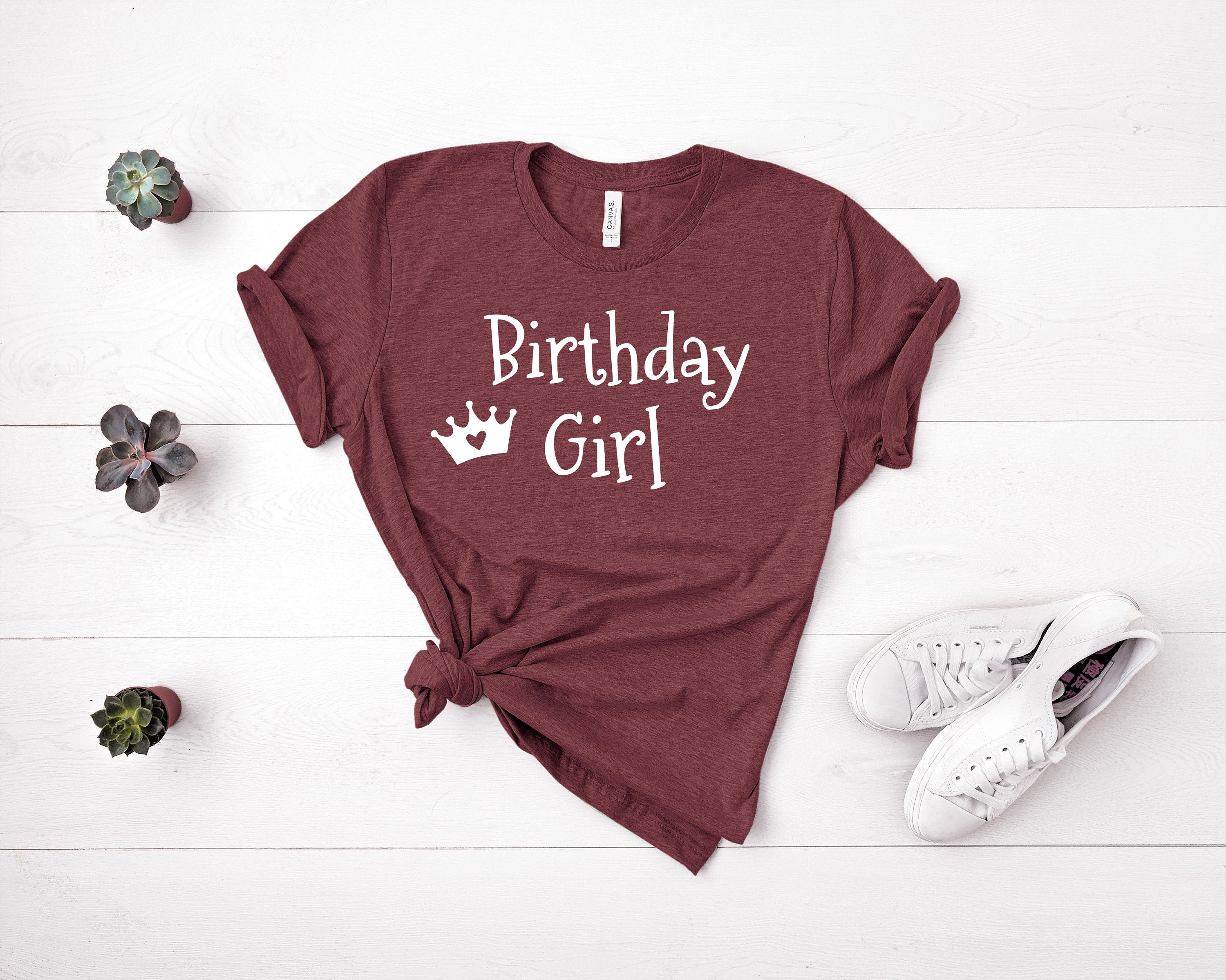The Birthday Girl Shirt Birthday Party Girl Shirt Birthday Etsy