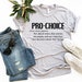 Pro Choice Bella+canvas T-shirt, Women's Rights, Feminism - Etsy