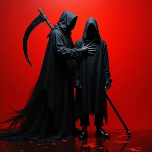 Grim Reaper&#39;s shroud of protection spell death&#39;s adoration black magick spell curse removal, dark spell hexes powerful spell psychic reading