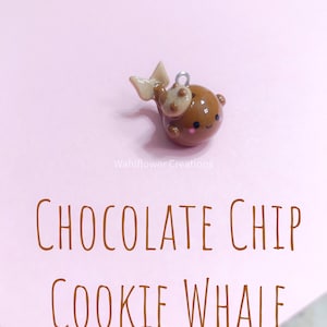 Chocolate Chip Cookie Whale Charm
