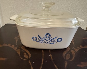 sällsynt vintage Corningware blå blåklint A1 1.5B