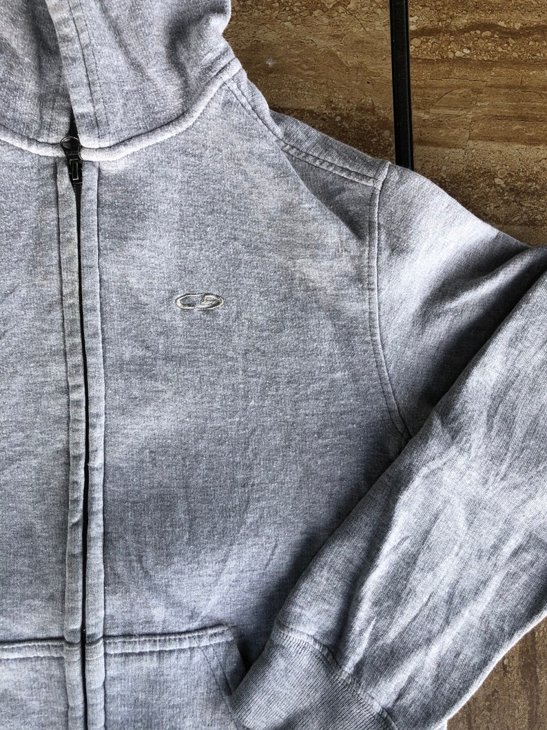 vintage champion hoodie grey