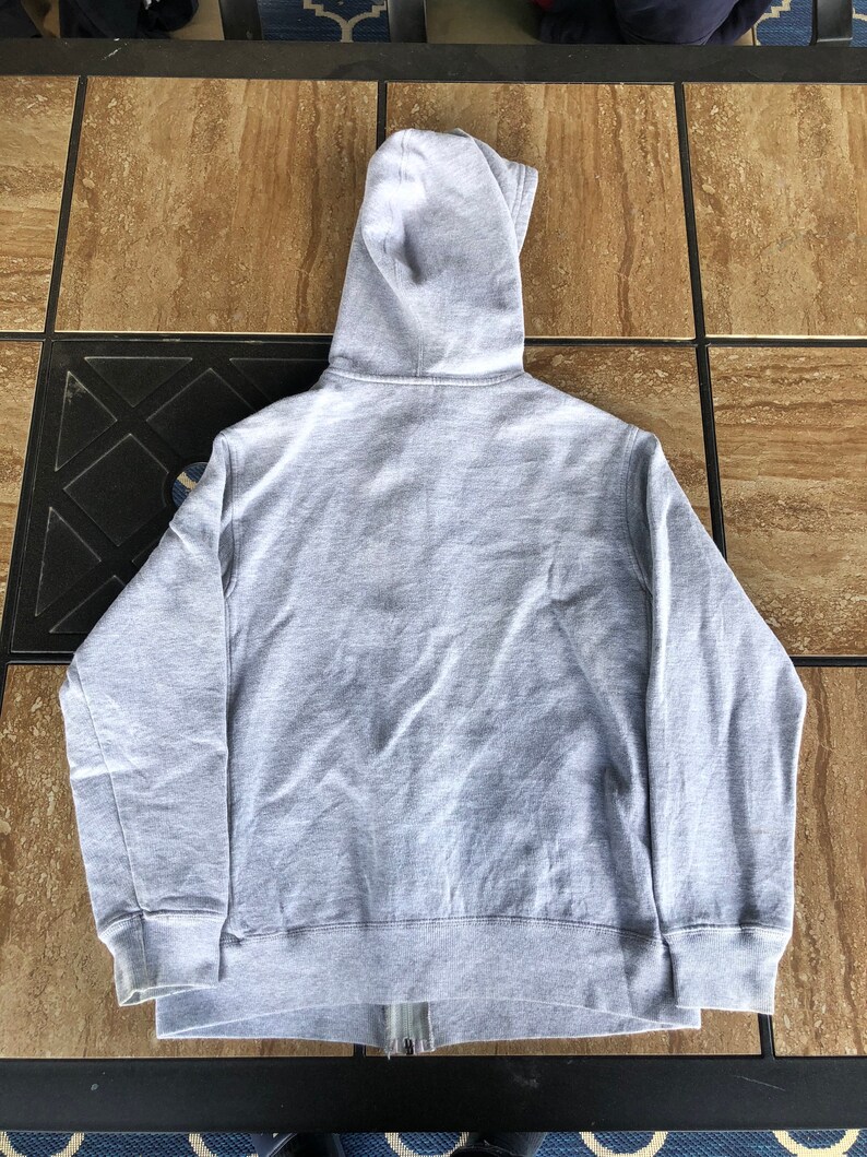 vintage champion hoodie grey