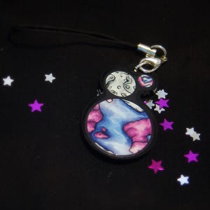 Planet Pride: Transgender - Single-sided acrylic keychain