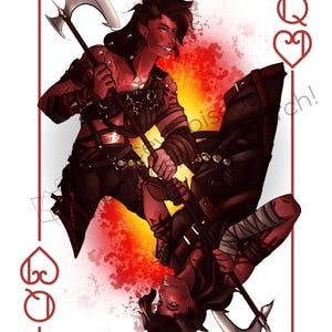 Baldur's Gate 3: Karlach - Stampa di carte da gioco