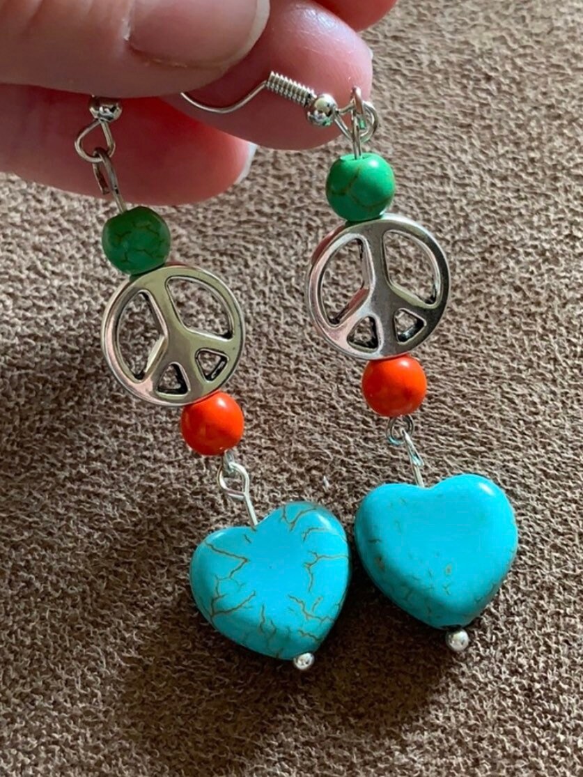 Hippie BoHo Handmade Earrings Etsy