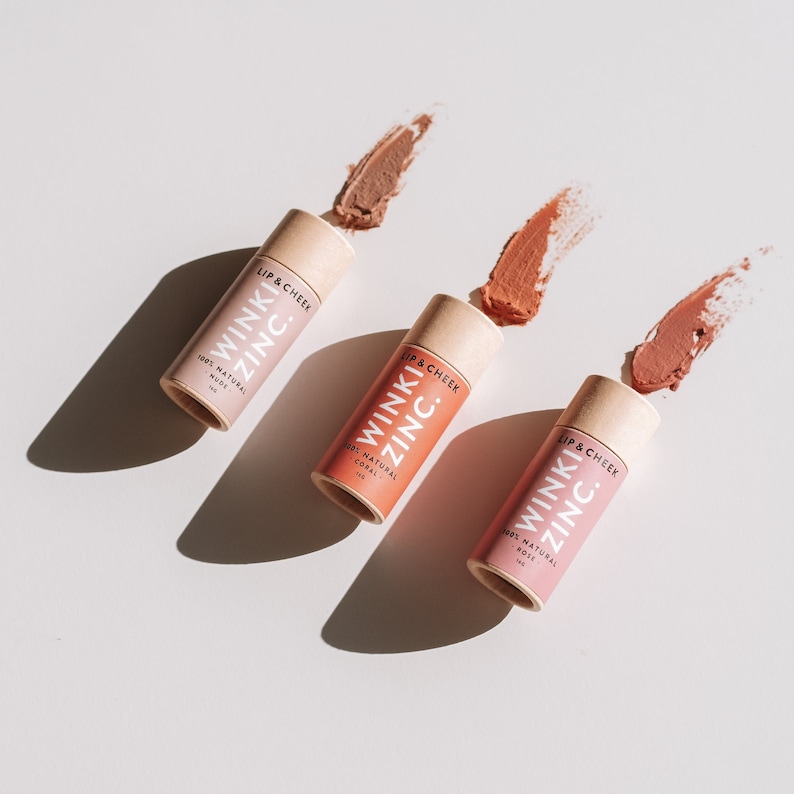 Natural SPF 30 Lip & Cheek Tint Zinc Sunscreen Lip Balm Etsy