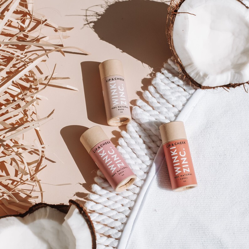 Natural SPF 30 Lip & Cheek Tint Zinc Sunscreen Lip Balm Etsy