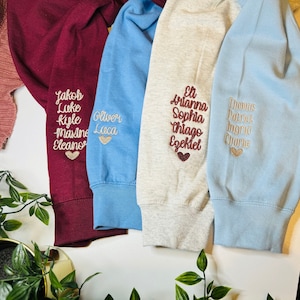 Names on Sleeve - Add On    for purchase order with our shop