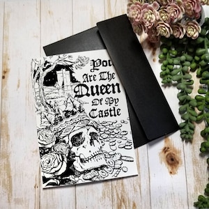 LOVE CARD | 5X7 Gothic Greeting Card | Anniversary Greeting| Mothers Day Greeting