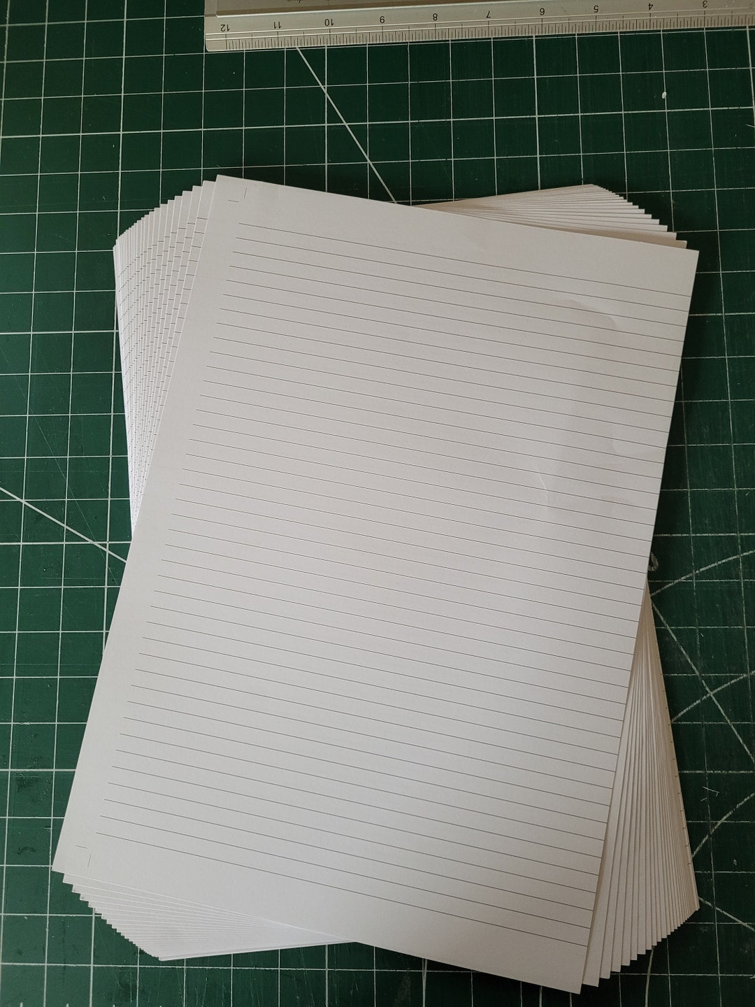 Horizontal Lined Bookbinding Paper to Create A6 Books Etsy