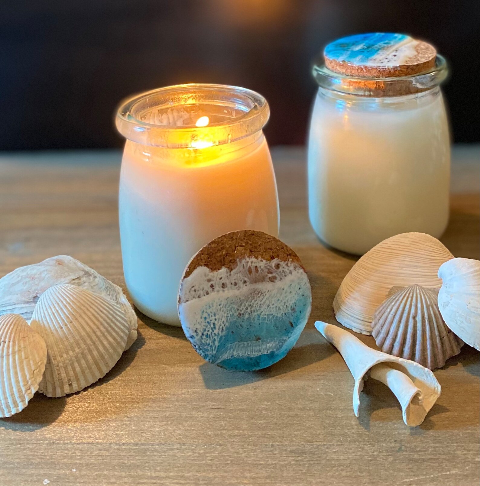 Ocean Waves Candle