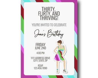 13 Going On 30 | Birthday Invitation | Personalize | Digital Download