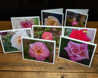 Roses - Bifold Note Card Set with Envelopes