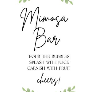 Mimosa Bar Digital Download