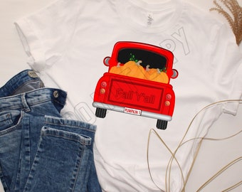 Herfstwagenontwerp voor sublimatie of printables: digitaal png-bestand