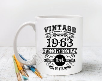 Vintage 1st Edition 1963 SVG/PNG Digital File - Great Gift Idea For That Someone Special - Sublimation or Vinyl -
