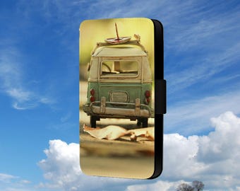 Camper Van Phone Flip Case For iPhone