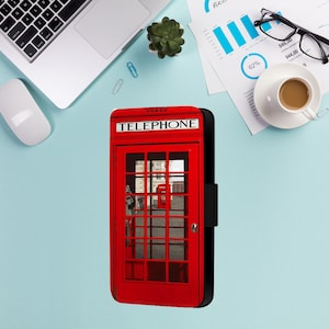 London Red Phone Box telefoonhoesje voor iPhone - Huawei