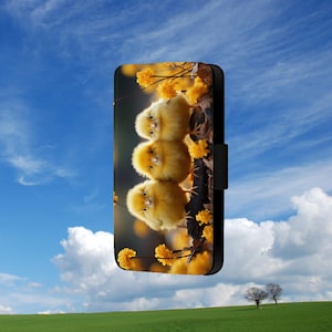 Capa Flip para iPhone Birds - Chicks - Huawei